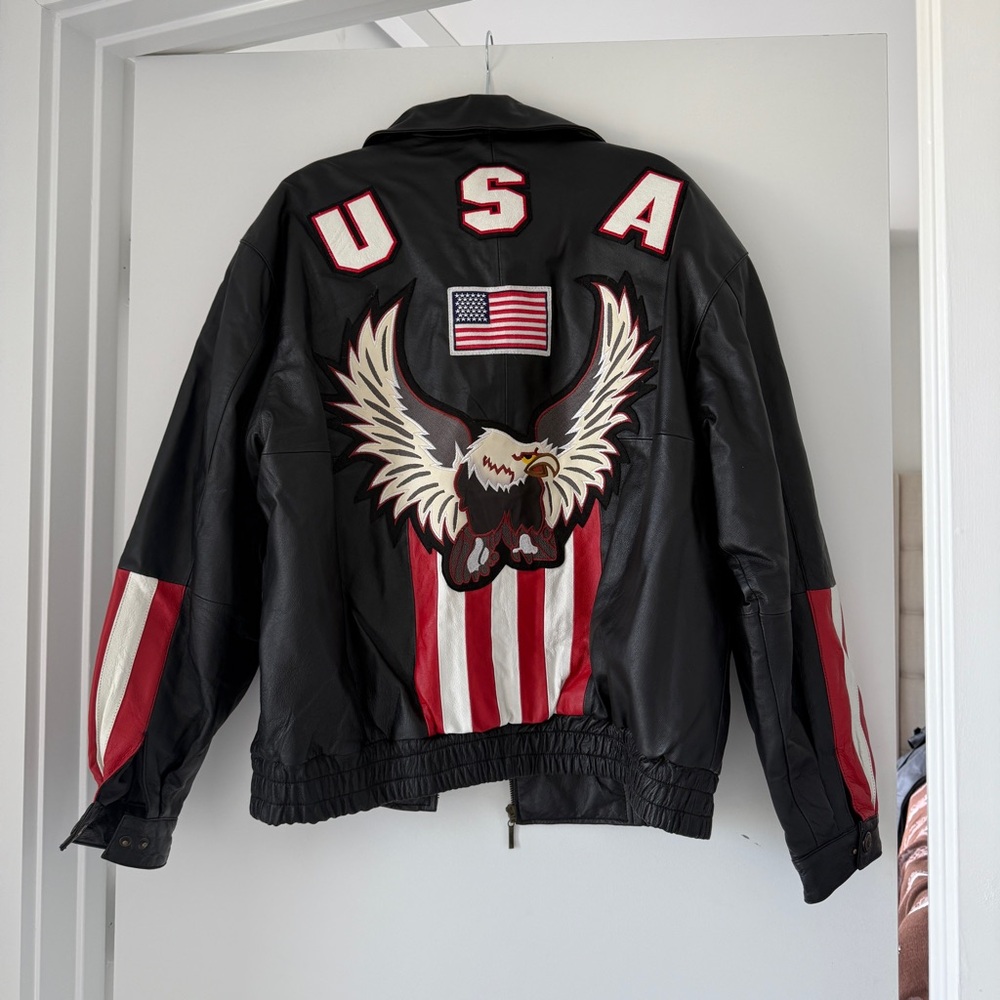 Leather jacket vintagee